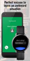 Fake Watch Call - Galaxy Watch / Gear S3 App تصوير الشاشة 1