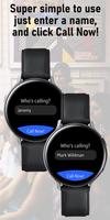 2 Schermata Fake Watch Call - Galaxy Watch / Gear S3 App