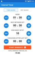 Interval Timer - Simple Workout Timer پوسٹر