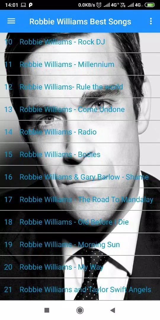 Robbie Williams Best Music Mp3 Offline + Lyrics APK for Android Download