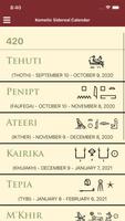 1 Schermata Kemetic Calendar