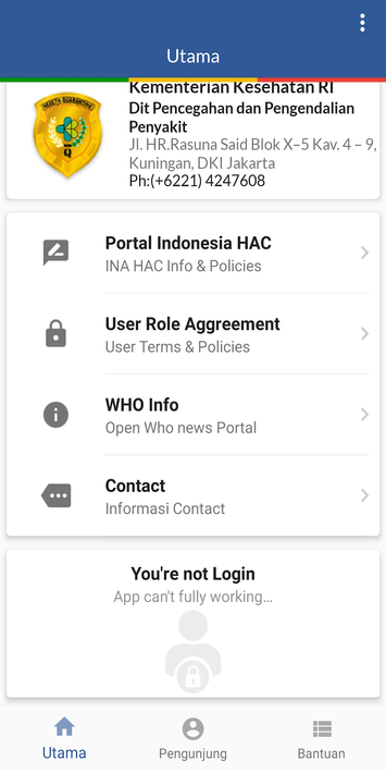 eHAC Indonesia screenshot 1
