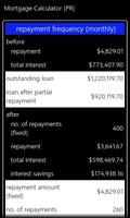 Partial Repayment Calculator تصوير الشاشة 3