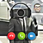 Skibidi Cameraman Video Call icône