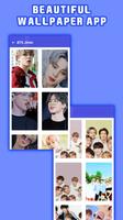 BTS Jimin Clock Live Wallpaper screenshot 1