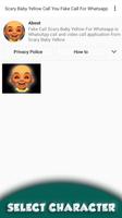 Scary Baby Yellow Call You - Fake Call Prank الملصق