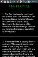 Tao Te Ching स्क्रीनशॉट 1