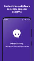 Flashcards do Daily Anatomy Cartaz