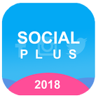 Social plus - Facebook, Instagram, Twitter icône