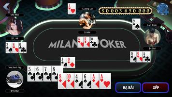 Đánh bài Milano: Tiến Lên Phỏm ảnh chụp màn hình 3