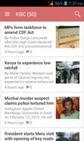 Kenya News App capture d'écran 1