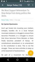 Kenya Newspapers capture d'écran 3