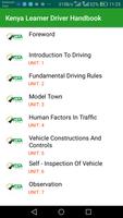 KENYA LEARNER DRIVER HANDBOOK NTSA تصوير الشاشة 1