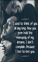 Deep Love Quotes poster