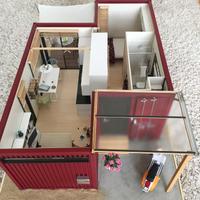 Interior Design of Container Home پوسٹر
