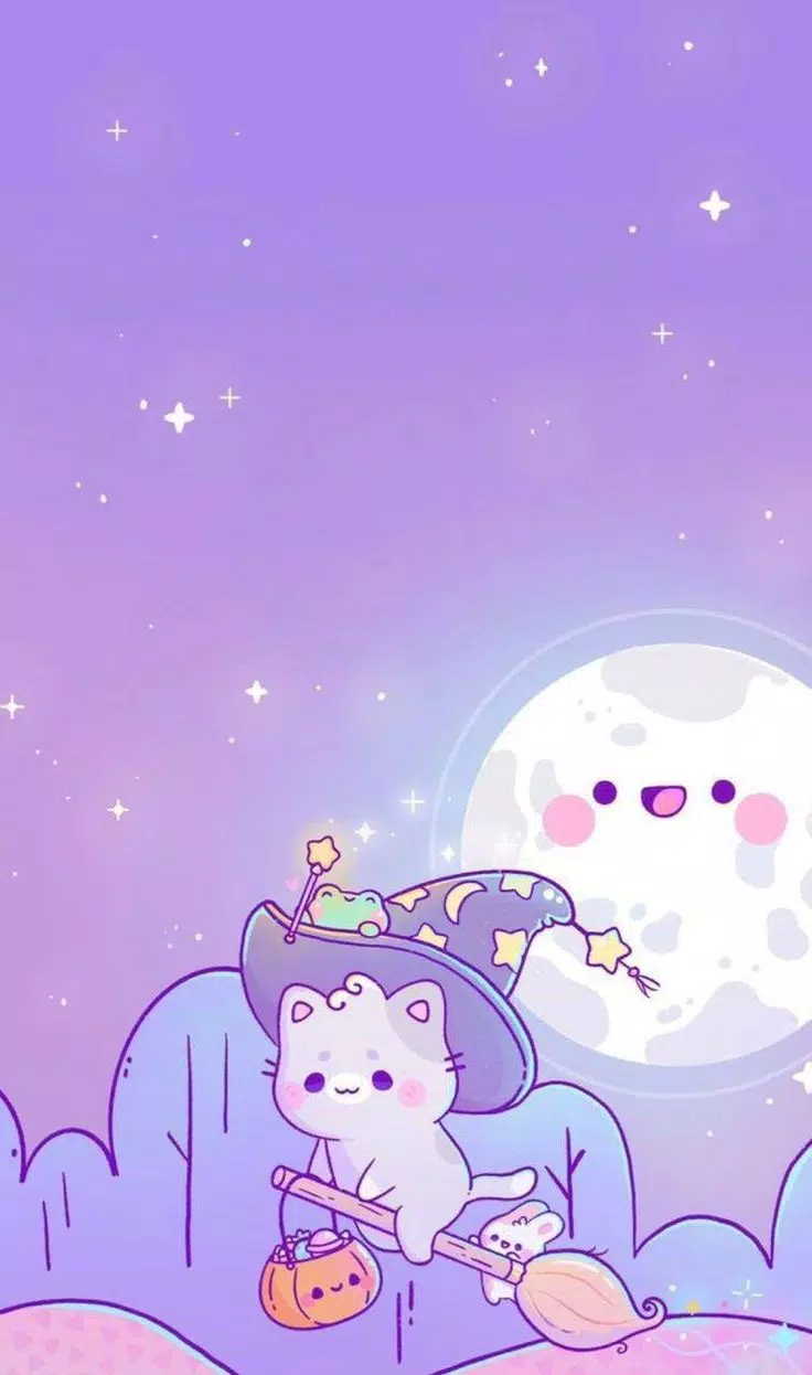 Purple kawaii wallpaper APK for Android Download