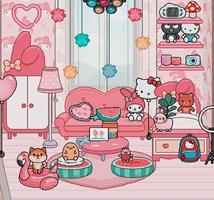 Toca Boca Pink Room Ideas ภาพหน้าจอ 2