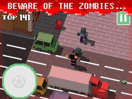 Crossy Football : Zombie Road screenshot 2