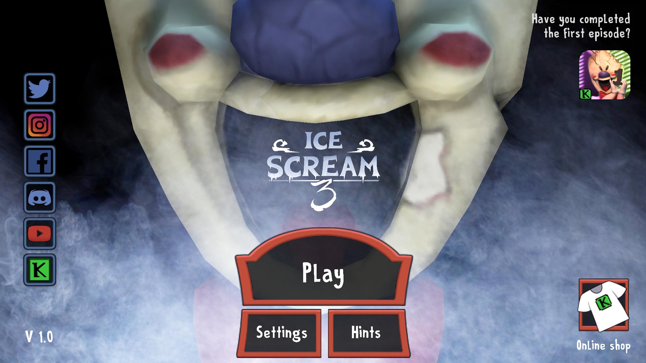 Игры про рот. Игра Ice Cream Horror. Ice Cream 1 игра род мороженщик. Мороженщик Ice Scream 3.