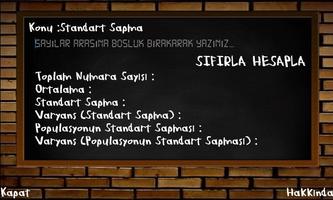 Standart Sapma Hesaplama 스크린샷 1