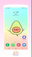 Avocado Cute wallpapers | keto kawaii backgrounds syot layar 1