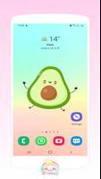 Avocado Cute wallpapers | keto kawaii backgrounds syot layar 2