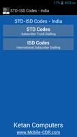 STD and ISD Codes (India) Affiche