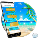 Beach SMS Dual Theme APK
