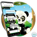Cute Panda SMS Dual Theme APK