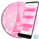 Pink Paris SMS Dual Theme APK