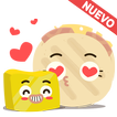 Stickers para Whatsapp - Arepa y Mantequilla