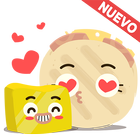 Stickers para Whatsapp - Arepa y Mantequilla icône
