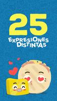 Stickers para Whatsapp - Arepa y Mantequilla تصوير الشاشة 1
