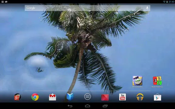 Screenshot 3 for WaterTouch Dynamic Wallpaper