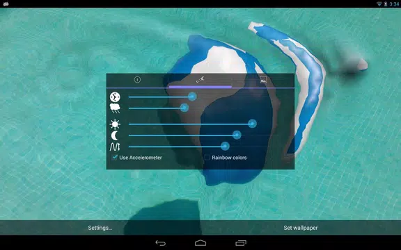 Screenshot 1 for Water Touch Pro Parallax Live