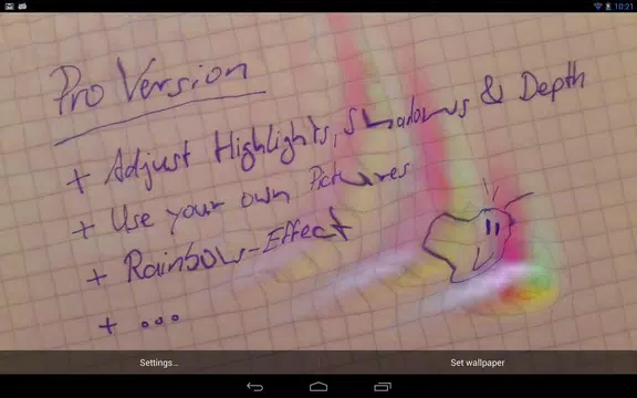 Screenshot 2 for Water Touch Pro Parallax Live