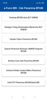 e-Form BRI - Cek Penerima BPUM Bansos Terbaru ảnh chụp màn hình 2