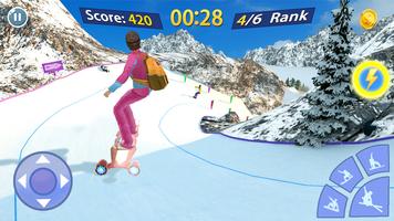 Snow Mountain Skater captura de pantalla 3