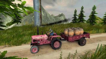 Village Tractor 3D پوسٹر