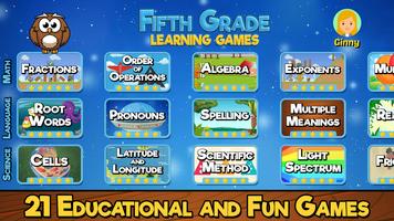 Fifth Grade Learning Games plakat