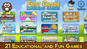 First Grade Learning Games الملصق