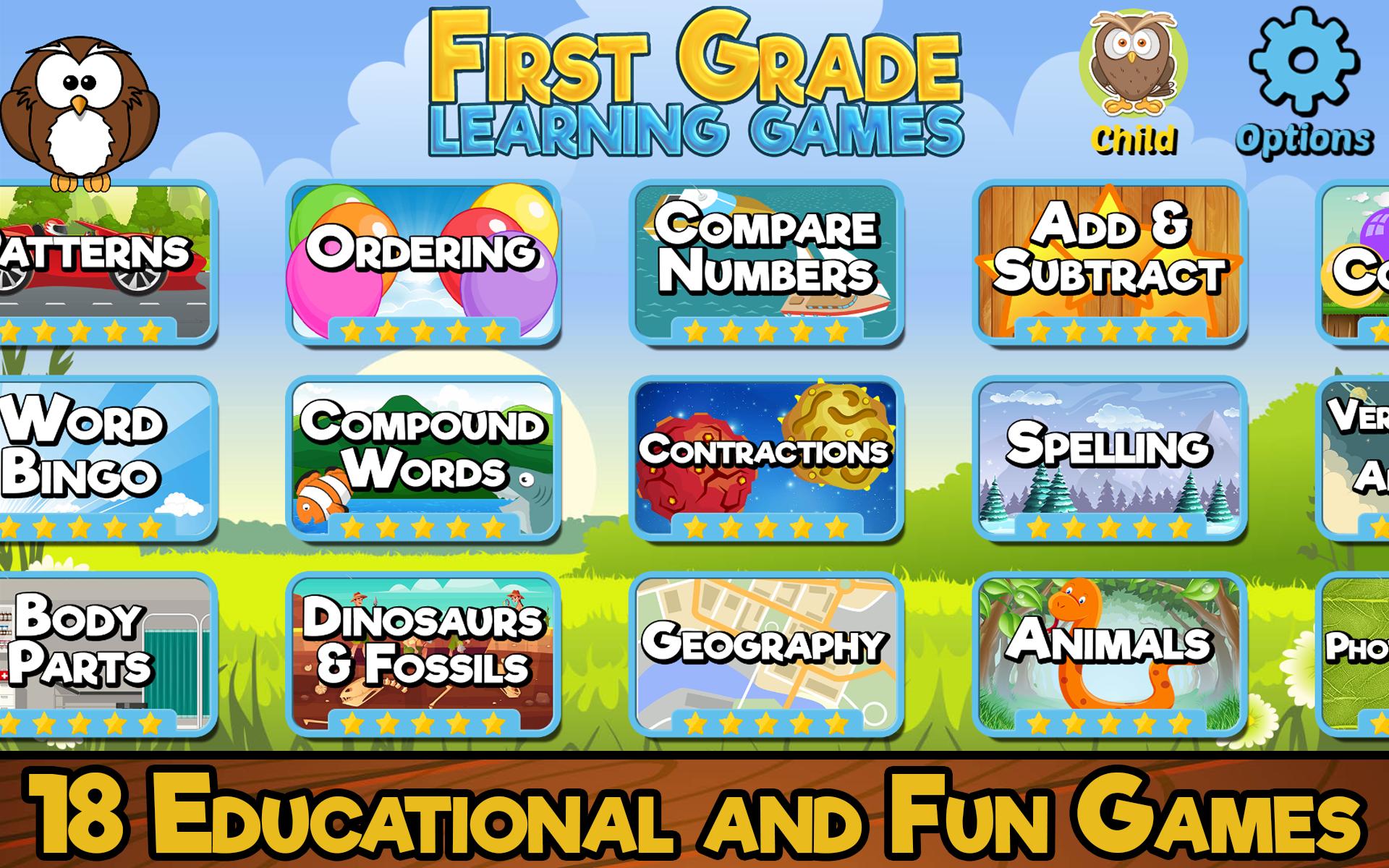 First Grade Learning Games for Android - APK Download