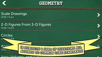 7th Grade Math captura de pantalla 1