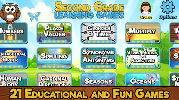 Second Grade Learning Games پوسٹر