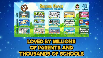 Descargar XAPK de Second Grade Learning Games