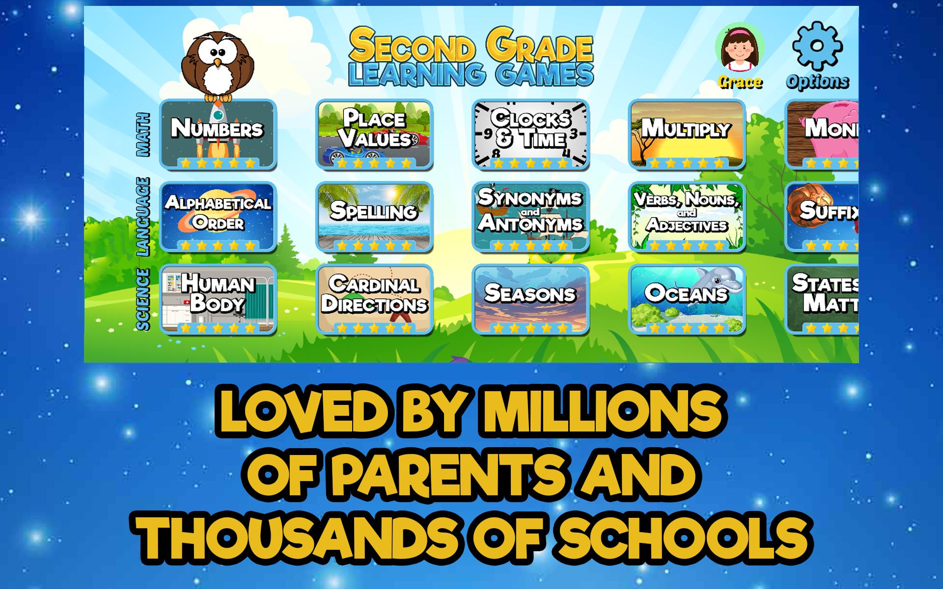 Second Grade Learning Games for Android APK Download
