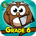Sixth Grade Learning Games SE icône