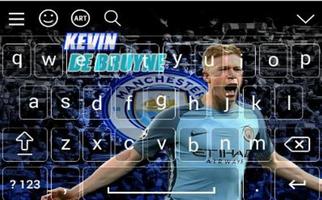 Kevin De Bruyne Theme Keyboard capture d'écran 1