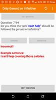 Only Gerund or Infinitive скриншот 3