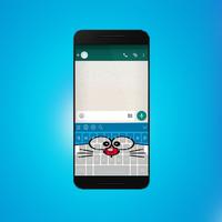 Keyboard Doraemeow HD پوسٹر